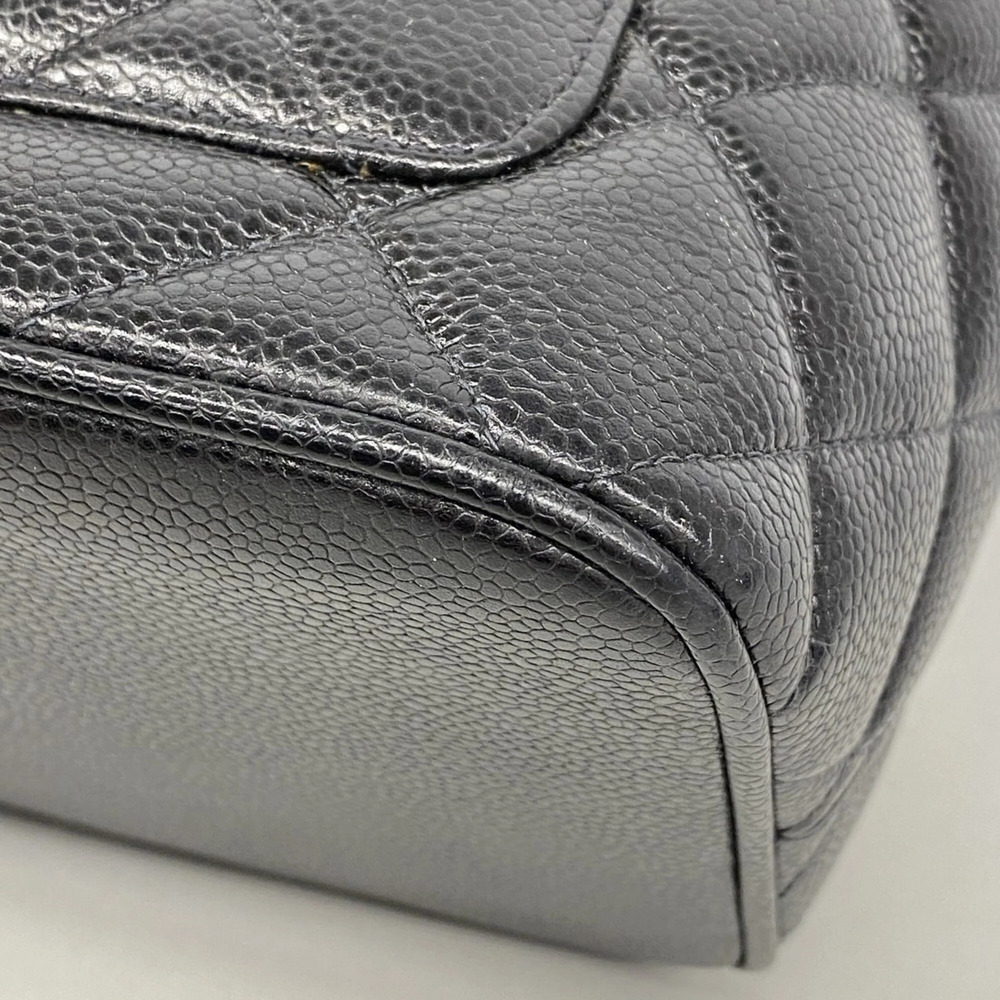 CHANEL Black Caviar Leather Reissue Tote Bag - Picture 6 of 9